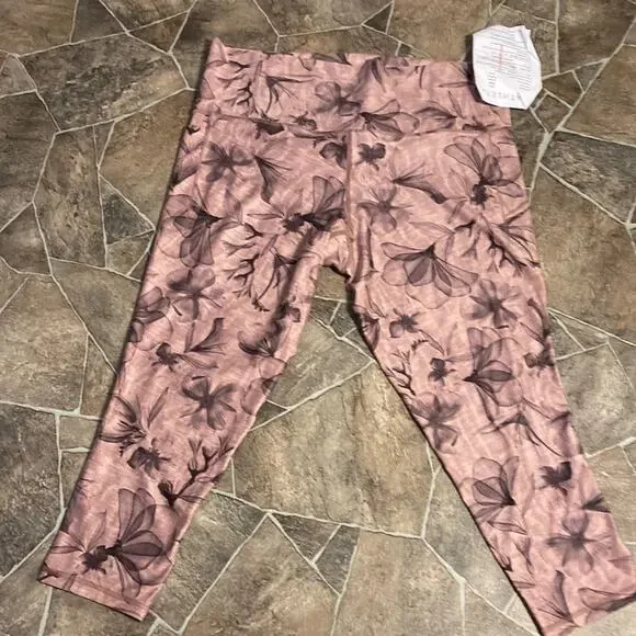 NWOT Athleta Stash Pocket Leggings Sz 2X in Inner Beauty Hearth Rose - Picture 2 of 10